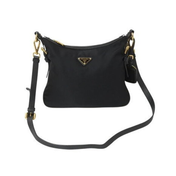 Prada Bag Shoulder Black Triangle - Picture 1 of 9